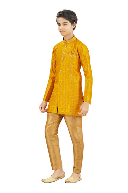 Boys Silk Kurta Set