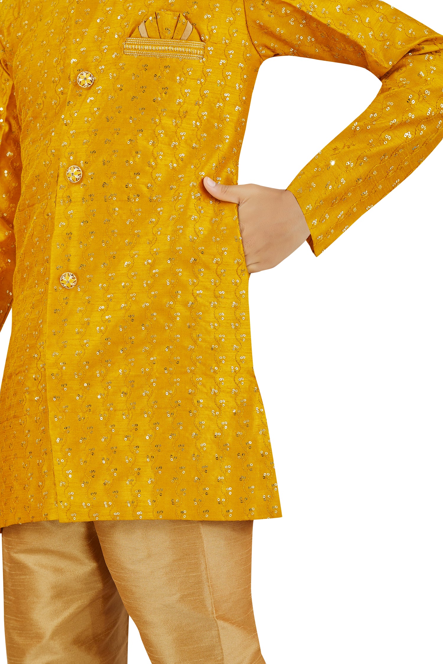 Boys Silk Kurta Set